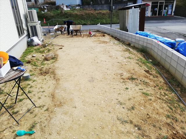 外構費用を抑えるために整地と散水栓増設を自分でやった 残土処理費と整地費用を削減 市街化調整区域にローコストハウスを建てた